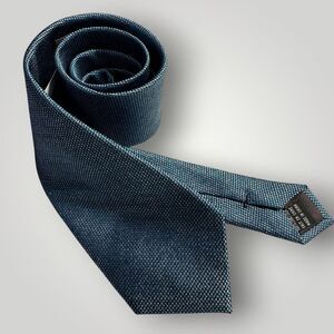 JACK VICTOR Tie Silk Tie 100% Silk Skinny Tie Aqua Blue